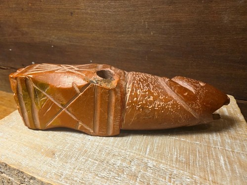 Native american pipestone pipe - native,