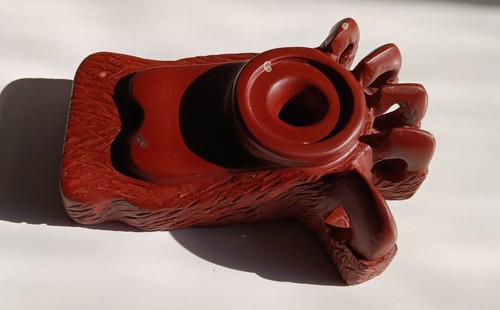 Pipestone bear paw pipe non - pipestone,